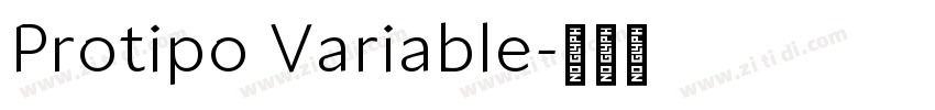 Protipo Variable字体转换